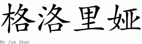 Gloria的中文拼写