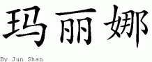 Marina的中文拼写