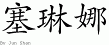 Selina的中文拼写