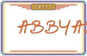 ABBYABBIE����дӢ��