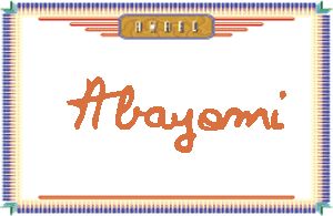 Abayomi����дӢ��