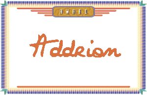 Addrion����дӢ��