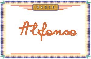 Alfonso����дӢ��