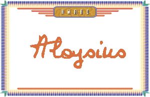 Aloysius����дӢ��