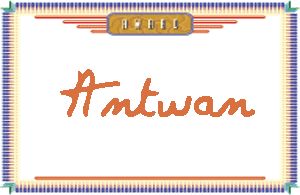 Antwan����дӢ��