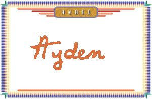 Ayden����дӢ��