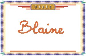 Blaine����дӢ��