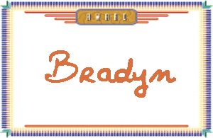 Bradyn����дӢ��