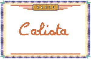 Calista����дӢ��