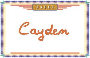 Cayden����дӢ��