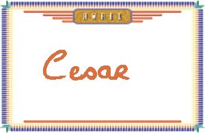 Cesar����дӢ��