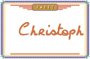 Christoph的手写英文