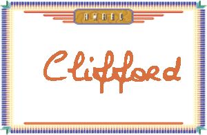 Clifford的手写英文