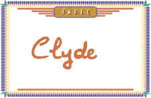 Clyde����дӢ��