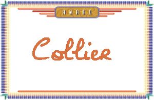 Collier的手写英文