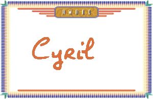 Cyril����дӢ��
