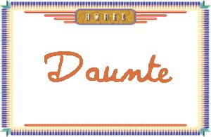 Daunte����дӢ��