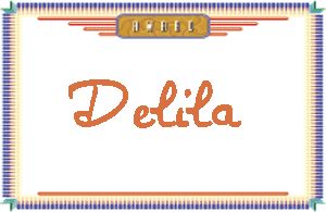 Delila����дӢ��