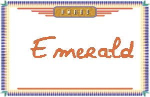 Emerald的手写英文