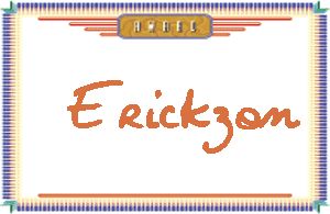 Erickzon����дӢ��