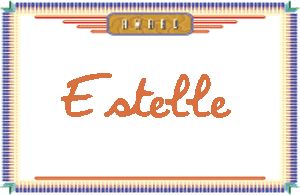 Estelle����дӢ��