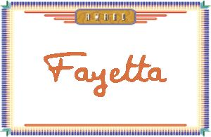 Fayetta����дӢ��
