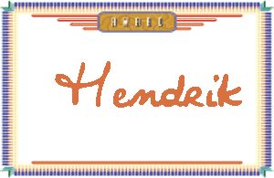 Hendrik����дӢ��