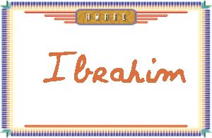 Ibrahim����дӢ��