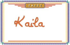 Kaila����дӢ��