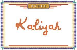 Kaliyah����дӢ��
