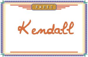 Kendall����дӢ��