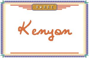 Kenyon����дӢ��