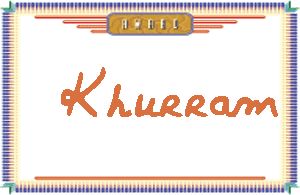Khurram����дӢ��
