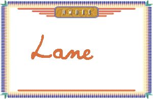 Lane����дӢ��