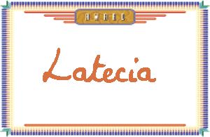 Latecia����дӢ��