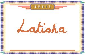 Latisha����дӢ��