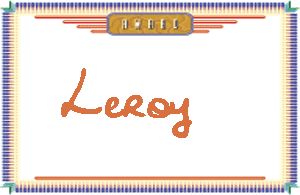 Leroy����дӢ��