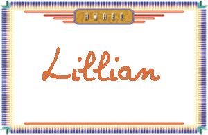 Lillian����дӢ��
