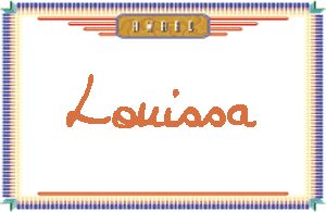 Louissa����дӢ��