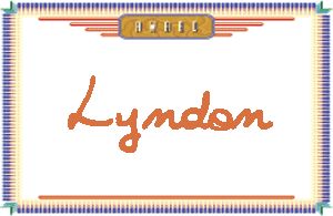 Lyndon����дӢ��