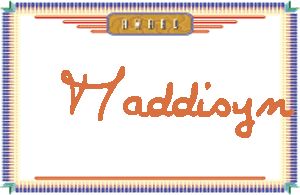 Maddisyn����дӢ��