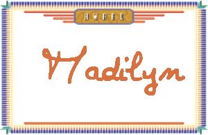 Madilyn����дӢ��
