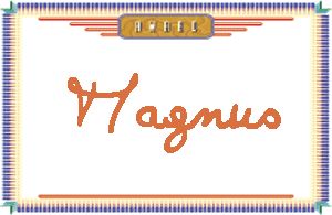 Magnus����дӢ��