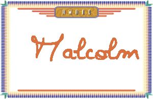 Malcolm����дӢ��