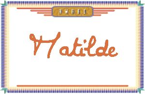 Matilde����дӢ��