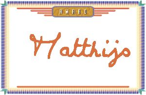 Matthijs����дӢ��