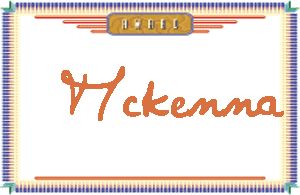 Mckenna����дӢ��