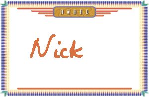 Nick����дӢ��