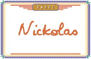 Nickolas����дӢ��