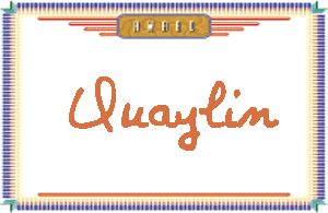 Quaylin����дӢ��